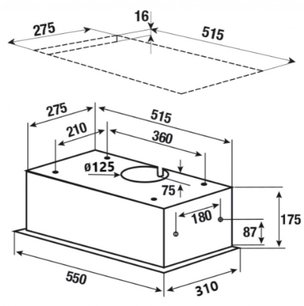 Встраиваемая вытяжка Kuppersbusch DEL 5100.0 S фото 2 в Казани и Татарстане