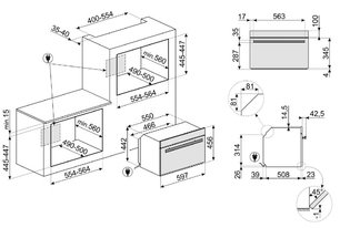 Духовой шкаф Smeg SF4604WVCPNX фото 4 в Казани и Татарстане
