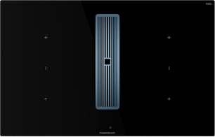 Индукционная варочная панель с вытяжкой Kuppersbusch KMI 8350.0 SR Stainless steel фото в Казани и Татарстане