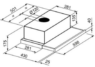 Встраиваемая вытяжка Korting KHP 6313 N фото 2 в Казани и Татарстане
