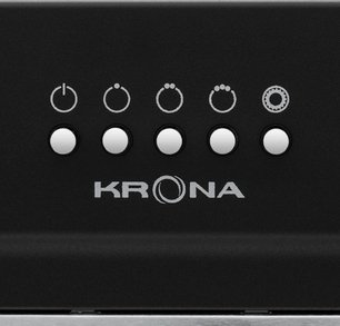 Встраиваемая вытяжка Krona LUISA 600 BLACK PB фото 4 в Казани и Татарстане Встраиваемая вытяжка Krona LUISA 600 BLACK PB фото 4 в Казани и Татарстане