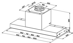 Встраиваемая вытяжка Faber IN-NOVA PREMIUM X A75 фото 3 в Казани и Татарстане