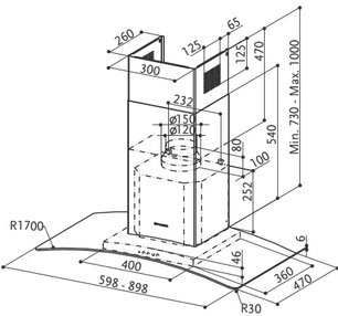 Вытяжка Фабер RAY X/V A90 фото 2 в Казани и Татарстане Вытяжка Faber RAY X/V A90 фото 2 в Казани и Татарстане