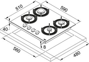Варочная панель Franke FHMF 604 4G C WH фото 2 в Казани и Татарстане