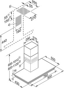 Вытяжка Miele DA 279-4 ED фото 3 в Казани и Татарстане