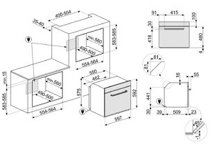 Духовой шкаф Smeg SF6905P1 фото 4 в Казани и Татарстане