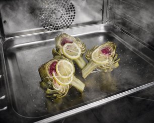 Встраиваемая пароварка Miele DGC 7865 HCX PRO OBSW фото 3 в Казани и Татарстане