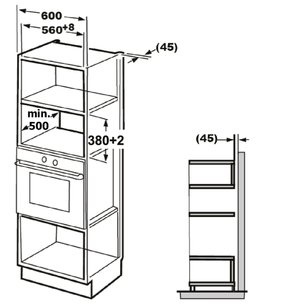 Встраиваемая микроволновая печь Brandt BMG2115B фото 4 в Казани и Татарстане