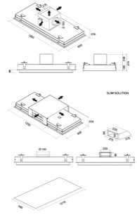 Вытяжка Falmec Eclisse 120 White фото 4 в Казани и Татарстане
