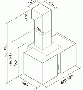 Вытяжка Falmec Mirabilia Isola 67 Maia Vetro (800) ECP фото 3 в Казани и Татарстане