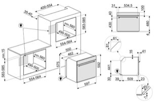 Духовой шкаф Smeg SF6381X фото 4 в Казани и Татарстане