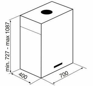 Вытяжка Кертинг KHA 7950 X Cube фото 3 Вытяжка Korting KHA 7950 X Cube фото 3