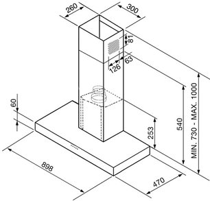 Вытяжка Smeg KSE912BX3 фото 3 в Казани и Татарстане