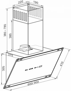 Вытяжка Kaiser AT 6445 ELFAD ECO фото 3 в Казани и Татарстане