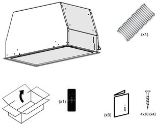 Встраиваемая вытяжка Pando NCR/111 IX-CR.BLANCO V.850 SEC фото 4 в Казани и Татарстане