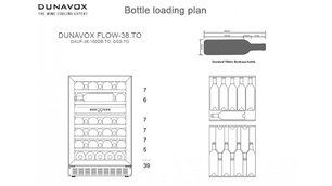 Винный шкаф Дунавокс DAUF-38.100DB фото 3 в Казани и Татарстане Винный шкаф Dunavox DAUF-38.100DB фото 3 в Казани и Татарстане