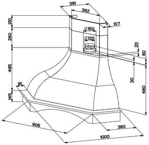 Вытяжка Фабер WEST ANGOLO WH SC H-EP корпус белый фото 4 в Казани и Татарстане Вытяжка Faber WEST ANGOLO WH SC H-EP корпус белый фото 4 в Казани и Татарстане