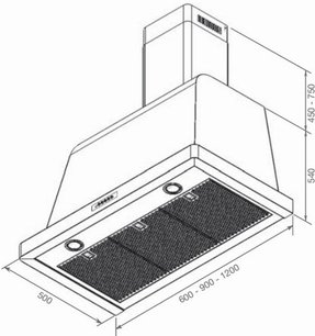 Вытяжка Lofra DOLCEVITA 90 IN фото 3 в Казани и Татарстане