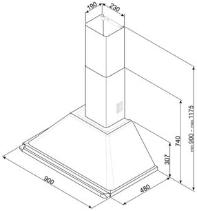 Вытяжка Smeg KT90P фото 2 в Казани и Татарстане
