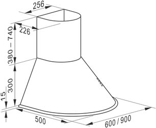 Вытяжка Kaiser A 9423 ElfBe Eco фото 4 в Казани и Татарстане