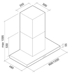 Вытяжка Falmec Lumina 90 ix (800) NRS ECP фото 3 в Казани и Татарстане