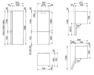 Холодильник Смег FA8005LPO5 фото 3 в Казани и Татарстане Холодильник Smeg FA8005LPO5 фото 3 в Казани и Татарстане