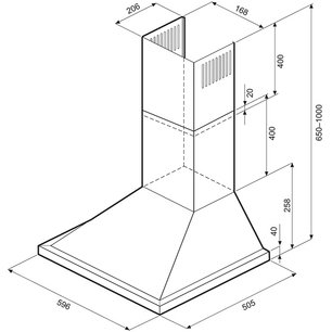 Вытяжка Крона BELLA 600 BLACK RETRO PB фото 2 в Казани и Татарстане Вытяжка KRONA BELLA 600 BLACK RETRO PB фото 2 в Казани и Татарстане