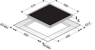 Варочная панель Zigmund Shtain CIS 020.60 BX фото 2 в Казани и Татарстане