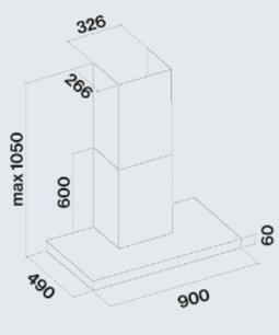 Вытяжка Фалмек PLANE BLACK 90 PLUS фото 2 в Казани и Татарстане Вытяжка Falmec PLANE BLACK 90 PLUS фото 2 в Казани и Татарстане