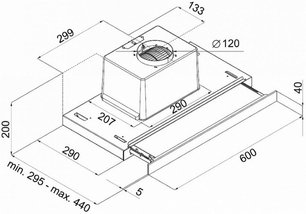 Кухонная вытяжка MAUNFELD Ouse Glass 60 C белый фото 2 в Казани и Татарстане
