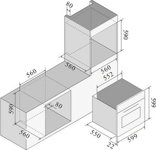 Духовой шкаф Ilve OV601GTPY/BK фото 3 в Казани и Татарстане