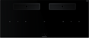 Индукционная варочная поверхность с вытяжкой Kuppersbusch KMI 12850.0 SR-E Black Chrome фото в Казани и Татарстане