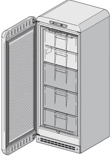 Холодильник Смег CVB20LP фото 3 в Казани и Татарстане Холодильник Smeg CVB20LP фото 3 в Казани и Татарстане