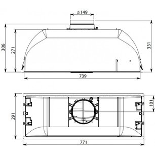 Встраиваемая вытяжка Falmec BUILT-IN 70 фото 2 в Казани и Татарстане