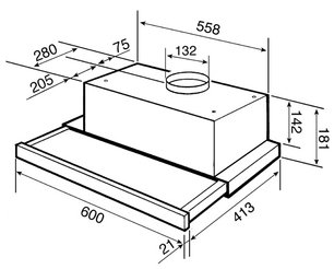 Вытяжка Smeg KSET61 фото 3 в Казани и Татарстане