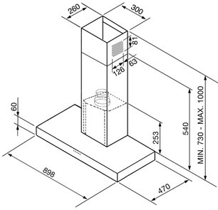 Вытяжка Smeg KSE912X3 фото 3 в Казани и Татарстане