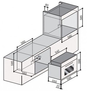 Духовой шкаф Ilve 600-NVG GF фото 4 в Казани и Татарстане