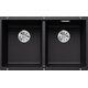 Мойка BLANCO SUBLINE 350/350-U Silgranit черный