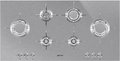 Варочная панель Smeg PXL6106 Варочная панель Smeg PXL6106
