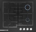 Газовая варочная панель Bosch PNP6B6O92R Газовая варочная панель Bosch PNP6B6O92R