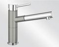 Смеситель Blanco Alta-S compact chrome/Silgranit жемчужный Смеситель Blanco Alta-S compact chrome/Silgranit жемчужный