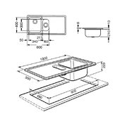Мойка Смег LM102S фото 2 в Казани и Татарстане Мойка Smeg LM102S фото 2 в Казани и Татарстане