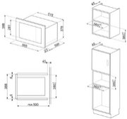 Встраиваемая микроволновая печь Smeg FMI025B3 фото 2 в Казани и Татарстане