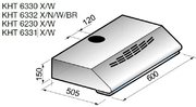 Вытяжка Korting KHT 6230 W фото 2 в Казани и Татарстане