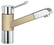 Смеситель Бланко Zenos-S chrome/Silgranit шампань фото в Казани и Татарстане Смеситель Blanco Zenos-S chrome/Silgranit шампань фото в Казани и Татарстане