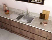 Мойка Omoikiri AKISAME 100-2 GM-L крыло справа фото 4 в Казани и Татарстане