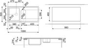 Мойка Смег LDR102-2 фото 3 в Казани и Татарстане Мойка Smeg LDR102-2 фото 3 в Казани и Татарстане