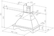 Вытяжка Faber WEST 90 WH SC H-EP корпус белый фото 3 в Казани и Татарстане