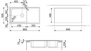 Мойка Смег LGR861-2 фото 4 в Казани и Татарстане Мойка Smeg LGR861-2 фото 4 в Казани и Татарстане