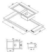 Мойка Смег LQ861D фото 2 в Казани и Татарстане Мойка Smeg LQ861D фото 2 в Казани и Татарстане